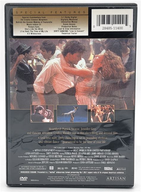 Dirty Dancing DVD 的图像结果