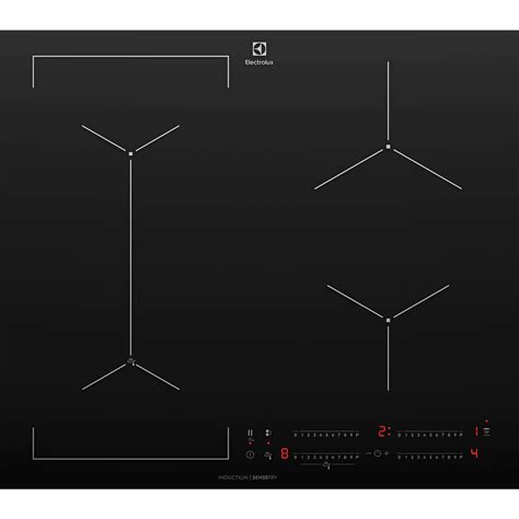 60cm UltimateTaste 700 4-burner induction hob EHI645BE | Electrolux India