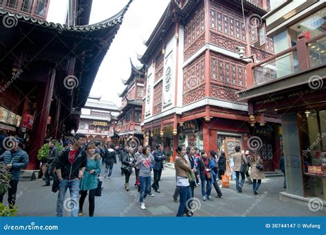 Shanghai Chenghuangmiao Street Editorial Stock Photo - Image of ...