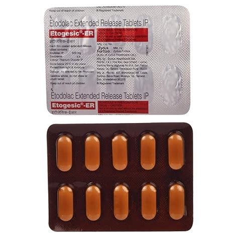 Etogesic-er - Strip of 10 Tablets : Amazon.in: Health & Personal Care
