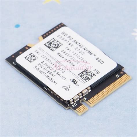 WD 2TB M.2 2230 SSD NVMe PCIe4x4 PC SN740 For Steam | Ubuy India