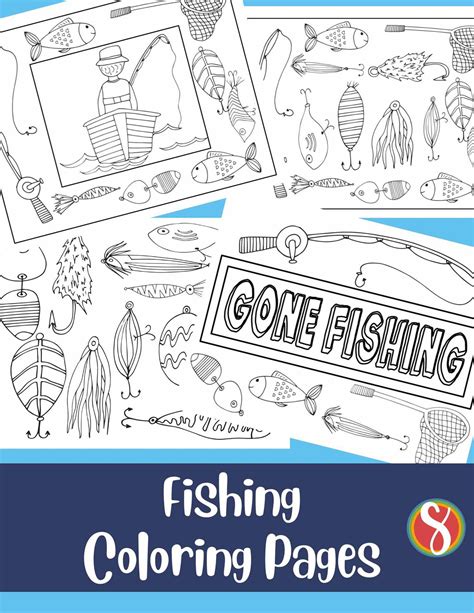 Free Fishing Coloring Pages — Stevie Doodles