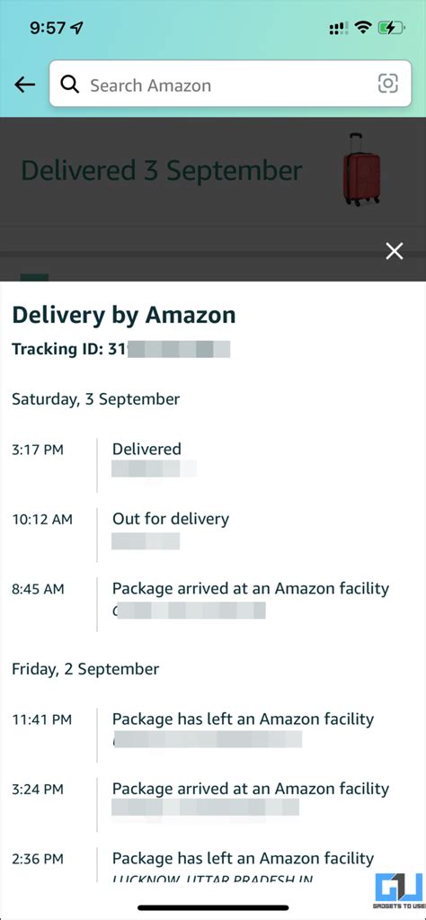 Image result for Amazon Order Tracking Map