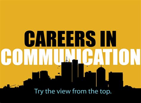 Communication: Careers in Communications