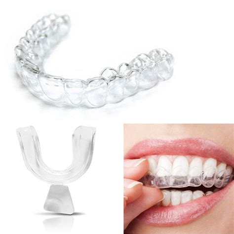 16PCS Transparent Silicone Thermoform Moldable Dental Mouth Guard ...