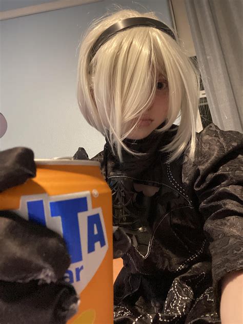 My 2B cosplay arrived and I decided to be as out of character as I ...