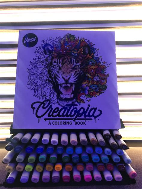 Creatopia: A Coloring Book : Vexx: Amazon.in: Books
