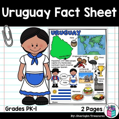 Uruguay Fact Sheet for Early Readers | Made By Teachers