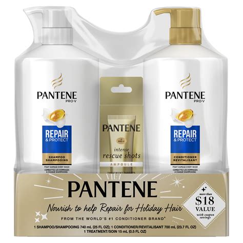 ($17 Value) Pantene PRO-V Repair and Protect Shampoo and Conditioner ...