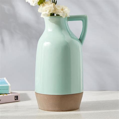 Buy Colour Refresh Ceramic Narrow Mouth Vase from Home Centre at just ...
