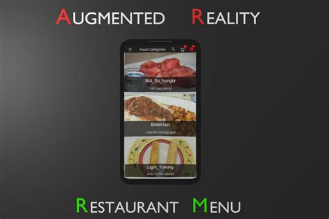 Image result for Menu Ideas AR App
