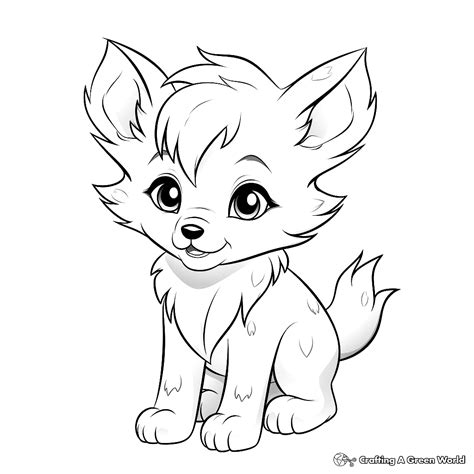 How To Draw An Anime Wolf Pup