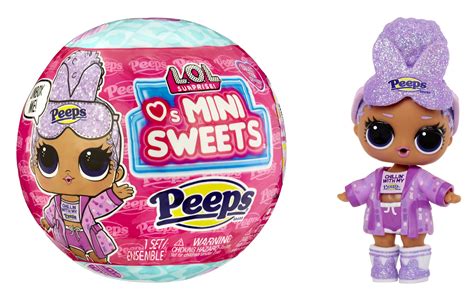 Amazon.com: LOL Surprise Loves Mini Sweets - Peeps Cozy Bunny with Collectible Doll, 7 Surprises ...