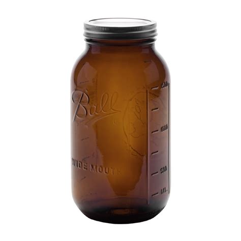 Amber Ball 64 oz Canning Jar | Fillmore Container