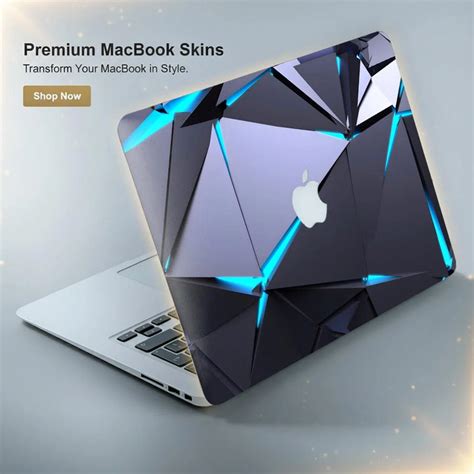 Ice Shard Glow Laptop Skin for MacBook | Buy Online Now – SkinsLegend