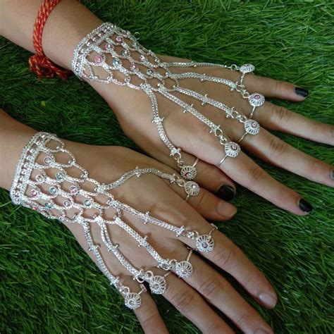 Bridal Haath phool online | Bridal Jewellery Hath Panja -Silverlinings