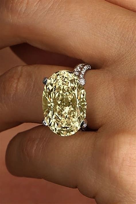 engagement rings yellow diamond