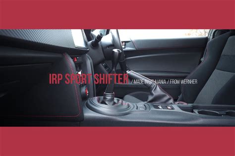 IRP SHIFTER 86 & BRZ | WERNHER WEB SHOP