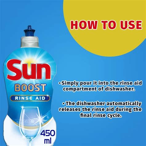 SUN Liquid Rinse AID 450ml - Best Dishwasher Liquid