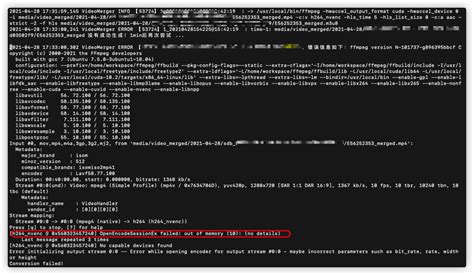 Concurrent Encoding Sessions 的图像结果