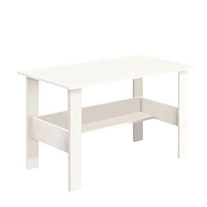 EKRON Engineered Wood (ST-005/White) Computer Desk with One Tier ...