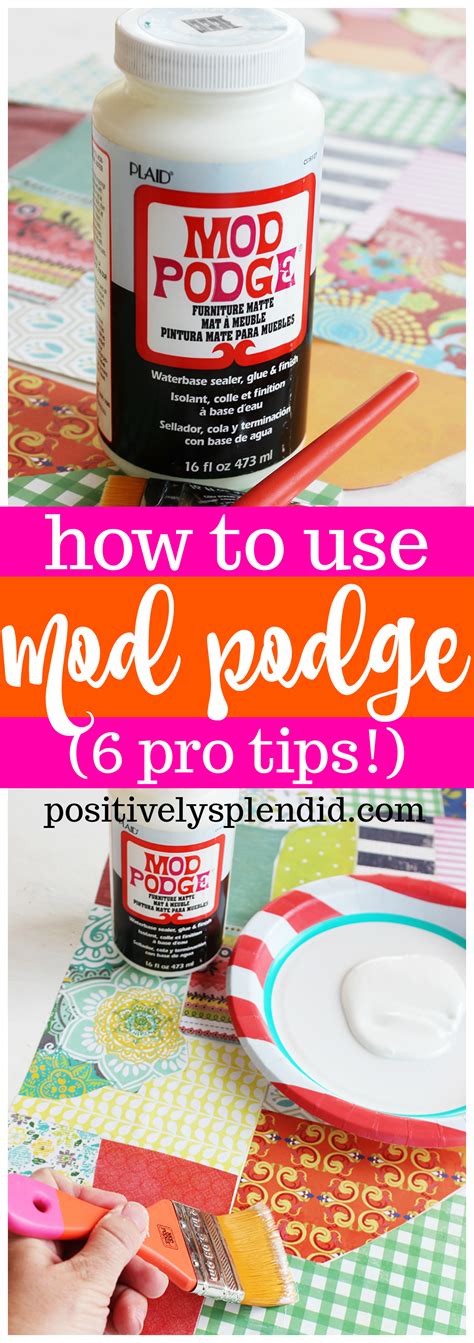 Image result for Tutorial for Mod Podge