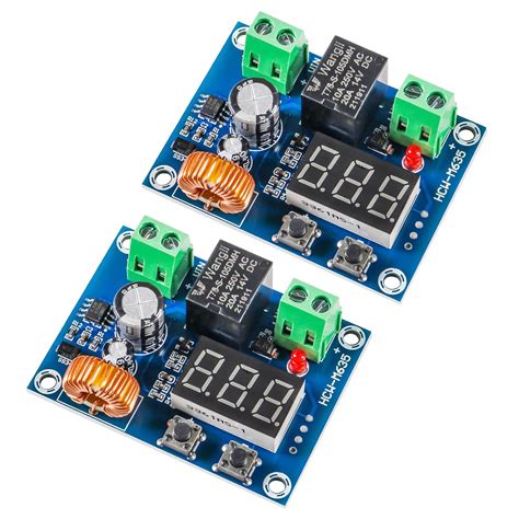MELIFE 2pcs XH-M609 Low Voltage Disconnect Digital DC Voltage ...