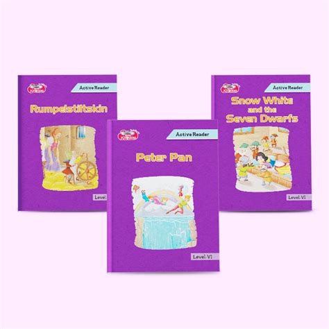 Active Reader Story Book 3 Combo Rumpelstiltskin, Peter Pan & Snow ...