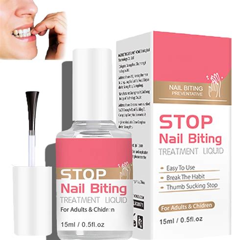 No Bite Nail Polish, Nail Biting Treatment with Stop Nail Repair ...
