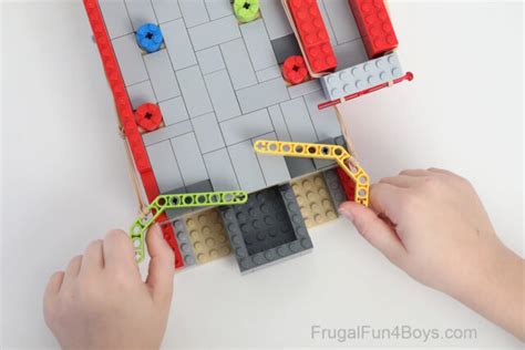Image result for How to Build Pinball Buttons Legos Simple