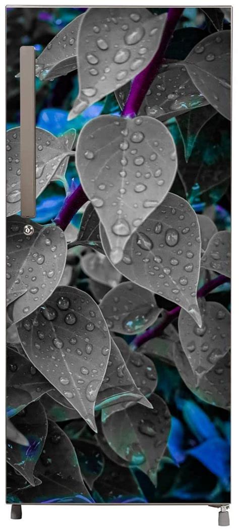 RK Digital Mart Fridge Sticker Leaf Wallpapers Fridge Sticker ...