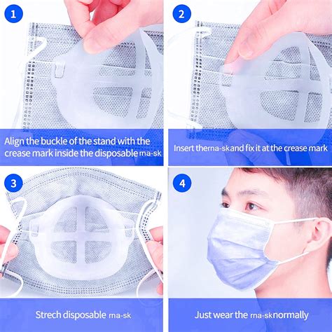 XYANM 50PCS Face Mask Bracket Silicone, Upgrade Face Mask India | Ubuy