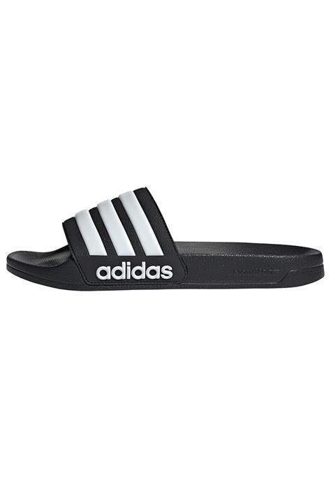 Buy Adidas mens ADILETTE SHOWER CBLACK/FTWWHT/CBLACK Slipper - 7 UK ...