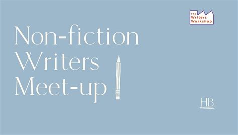 Non-Fiction Writers Meet-up - May, Orchard Square, Sheffield City ...