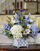 Image result for Navy Blue Silk Flower Arrangements