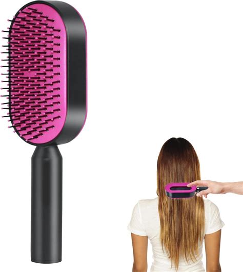 VicBou Self Cleaning Hair Brush for Women, 3D Air Cushion Massager ...