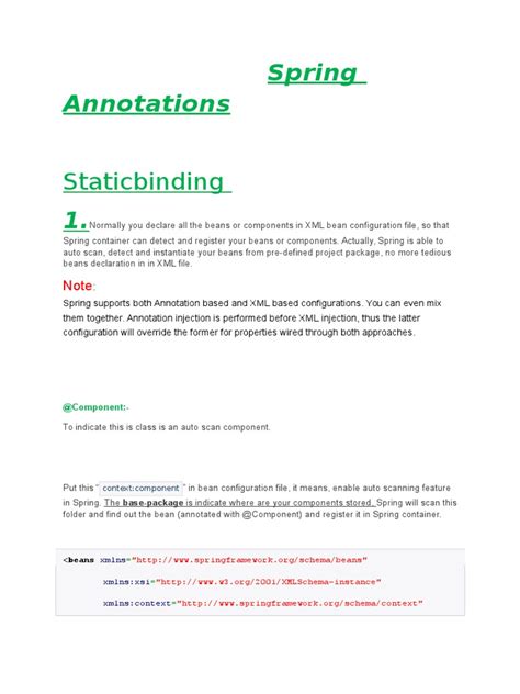 Spring Annotations Explained 的图像结果