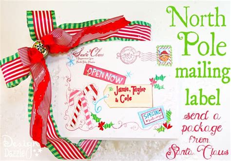 North Pole Special Delivery Printable {from Santa} - Design Dazzle