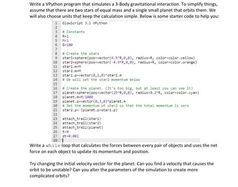 Image result for Two Body Simulation Python
