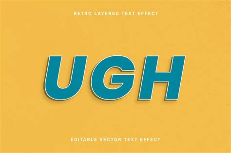 Basic text effects Vectors - Download Free High-Quality Vectors from ...
