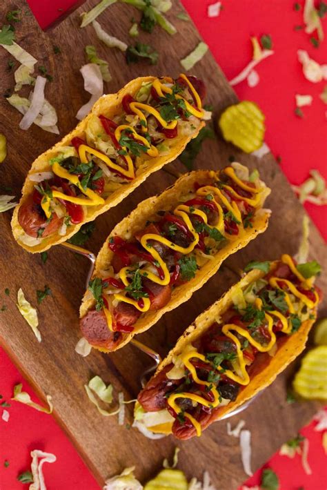 Hot Dog Taco Recipe - Mind Over Munch