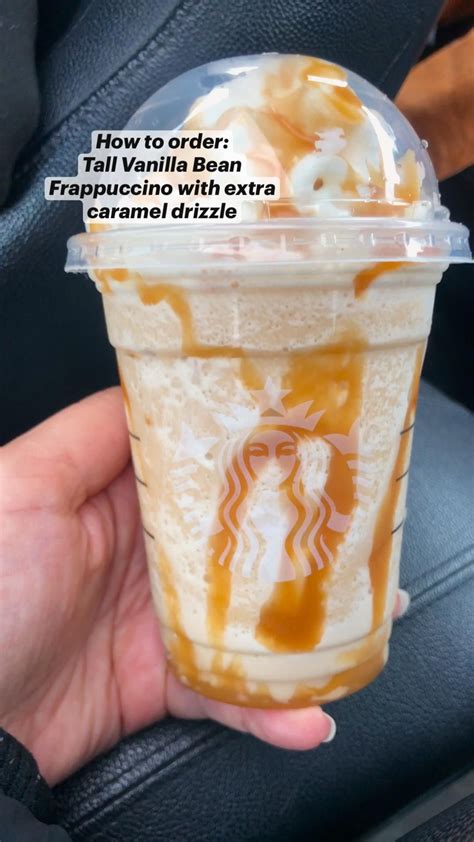 Starbucks Vanilla Bean Frappuccino With Caramel