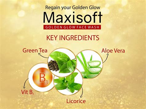 Buy Maxisoft pH Balanced Golden Glow Face Wash Online at Best Price ...