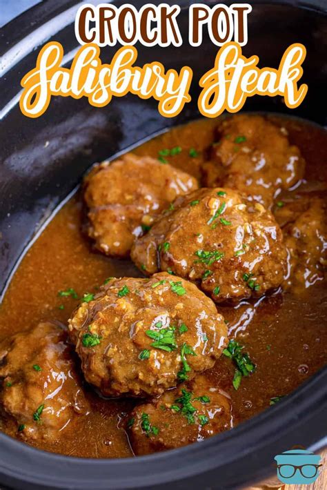 Slow Cooker Salisbury Steak
