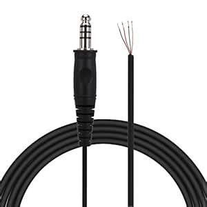 Aviation Headset DIY Replacement Cable,Helicopter Headset Spring ...
