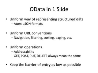 Image result for Open Data Protocol Examples