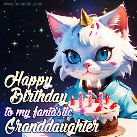Happy Birthday Granddaughter GIF Animations - Download on Funimada.com