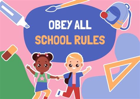 Image result for Classroom Rules Elementary Students