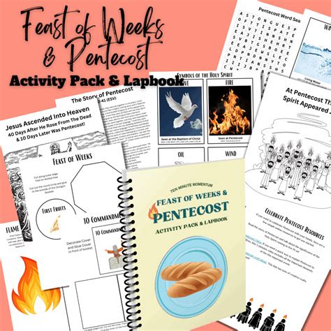 Pentecost & The Feast of Weeks Mini Activity Pack