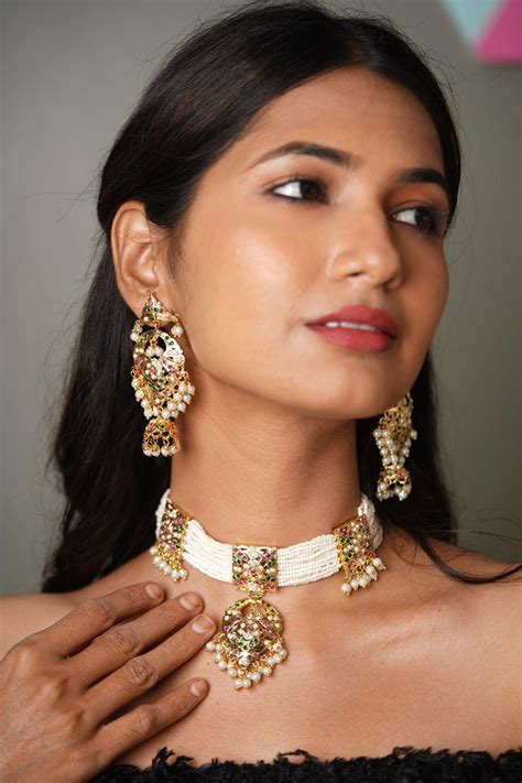 Mubashshara Jadaau choker set | Traditional – Attrangi